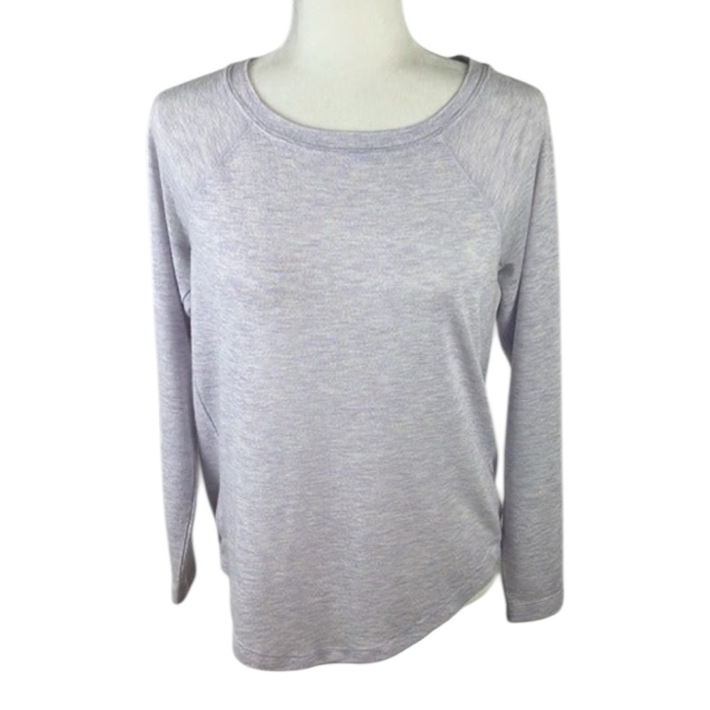 Loft Light Purple Long Sleeve Top Size Small